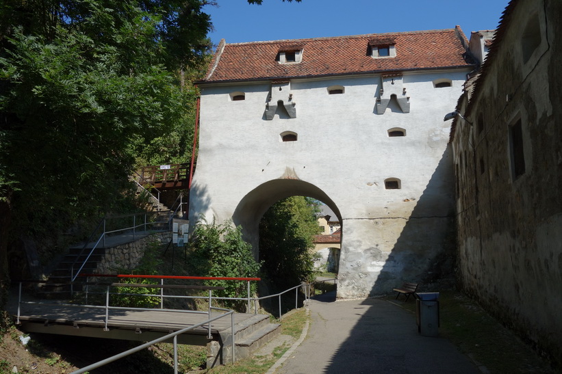 Del av ringmuren runt Brașov.
