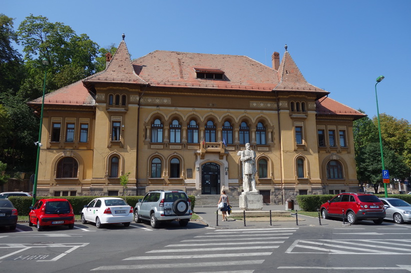 Arkitektur i centrala Brașov.