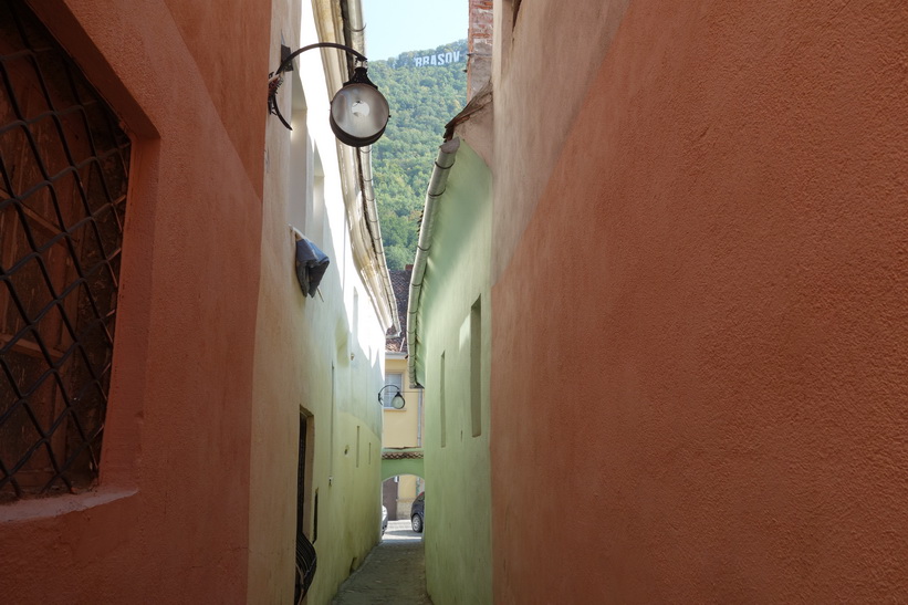 Strada Sforii, europas smalaste gata, Brașov.