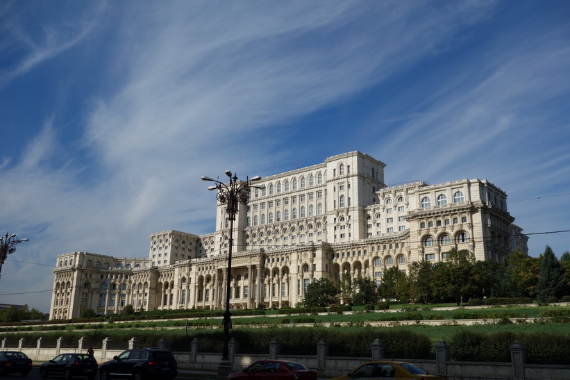 Presidentpalatset i Bukarest.