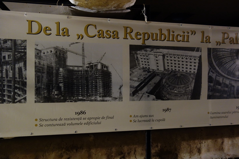 Flera våningar under jord, presidentpalatset, Bukarest.
