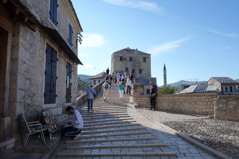 Den världsberömda bron Stari Most, Mostar.