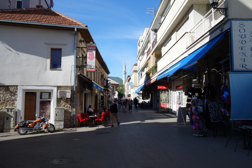 Gågatan i centrala Mostar.