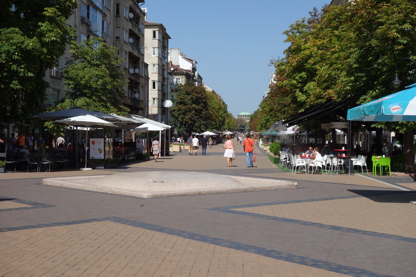 Gågatan Vitosha, Sofia.