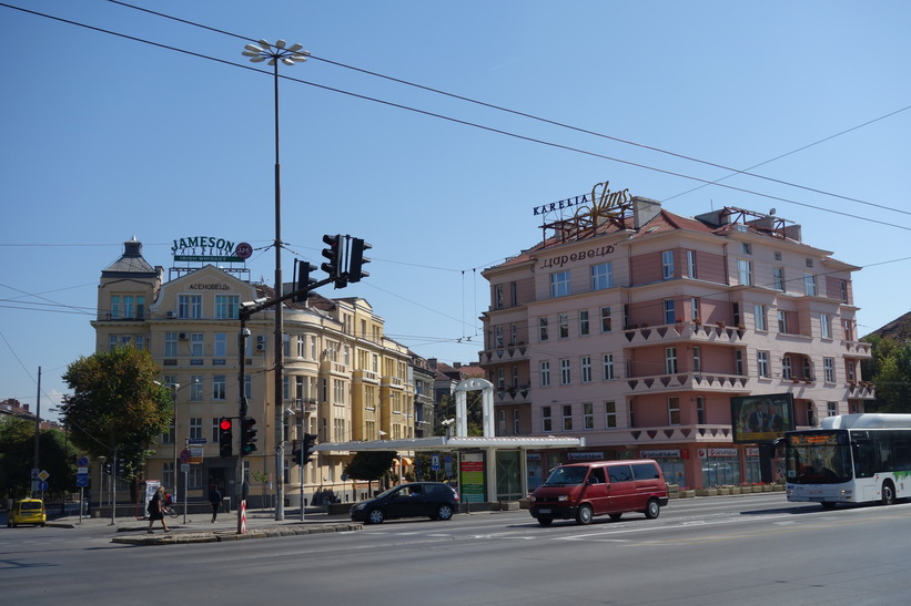 Whiskey verkar vara populärt i Sofia.