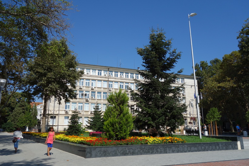 Torget Nezavisimost i centrala Varna.