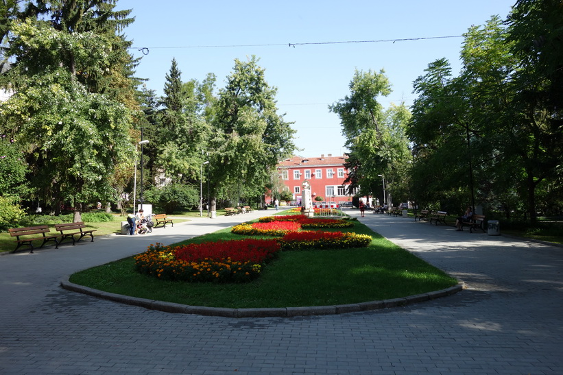 Park i centrala Veliko Tărnovo.