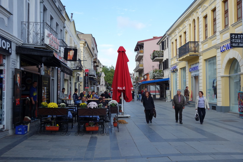 Gågatan i centrala Bitola.