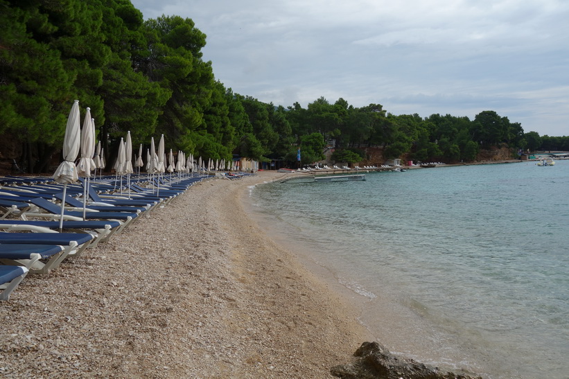 Stranden vid Zlatni Rat.