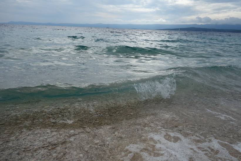 Stranden vid Zlatni Rat.