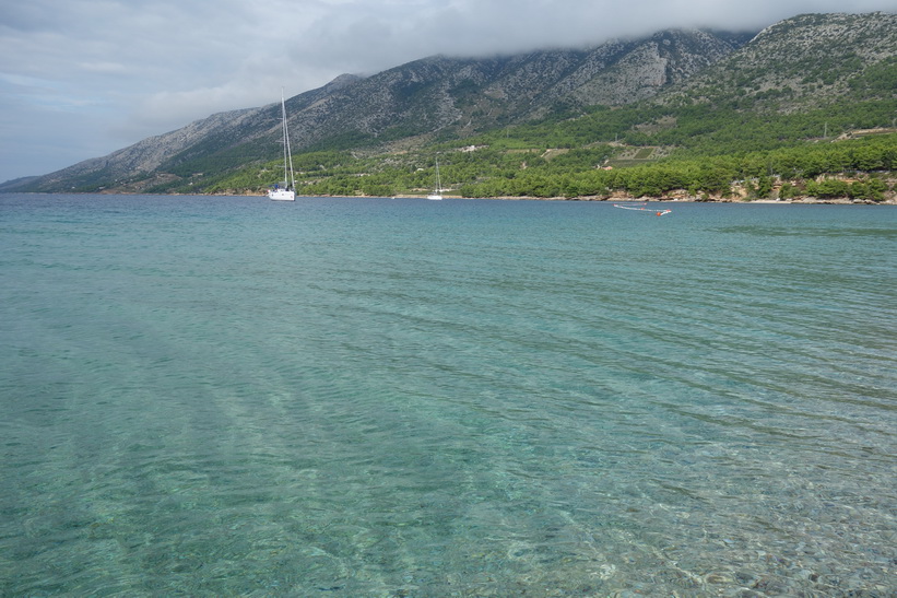 Vattnet vid Zlatni Rat.