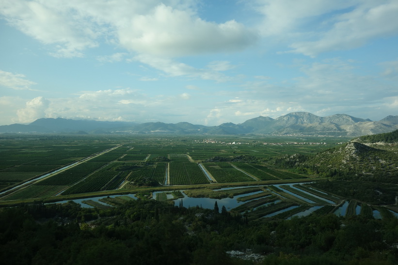 Vacker natur norr om Dubrovnik.