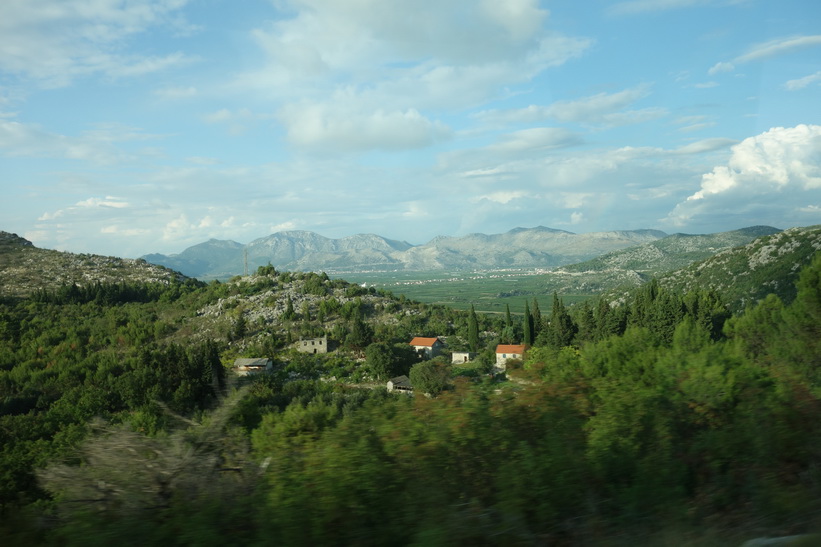 Vacker natur norr om Dubrovnik.