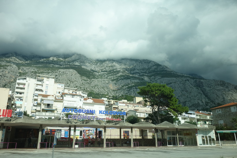 Busstationen i Makarska.