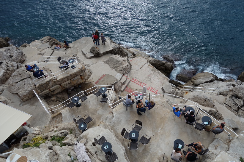 Promenaden på ringmuren i Dubrovnik.