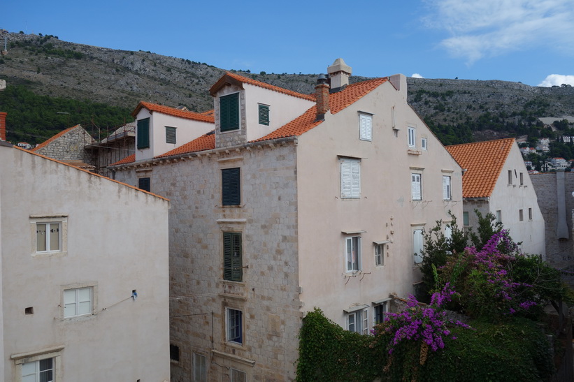 Promenaden på ringmuren i Dubrovnik.