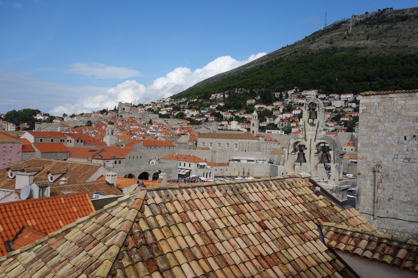 Promenaden på ringmuren i Dubrovnik.