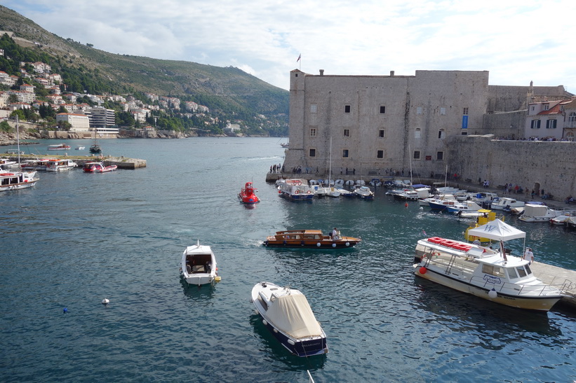 Promenaden på ringmuren i Dubrovnik.