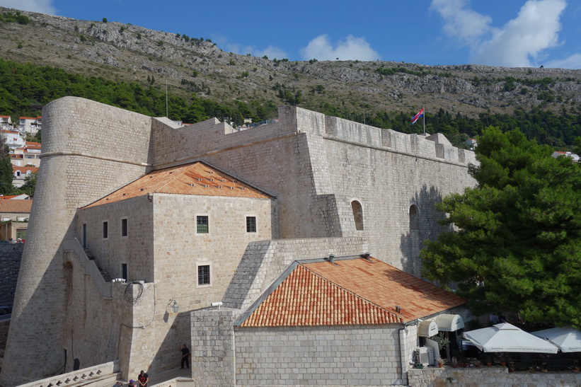 Promenaden på ringmuren i Dubrovnik.