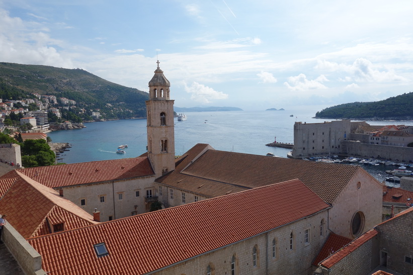 Promenaden på ringmuren i Dubrovnik.