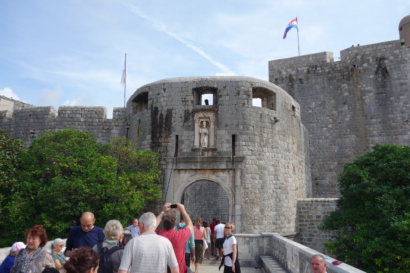 Pile Gate, gamla staden, Dubrovnik.