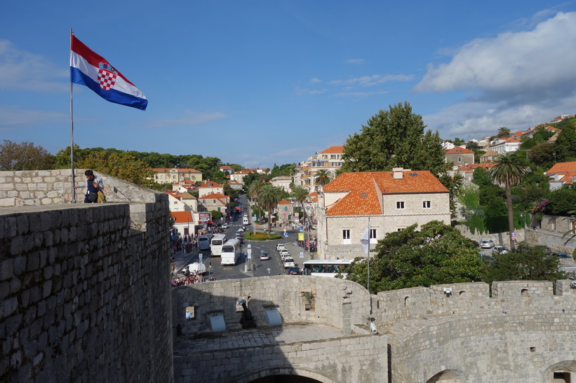 Vid Pile Gate, gamla staden, Dubrovnik.