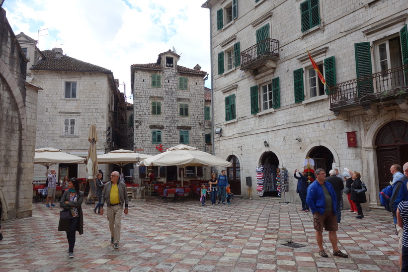 Gamla staden i Kotor.