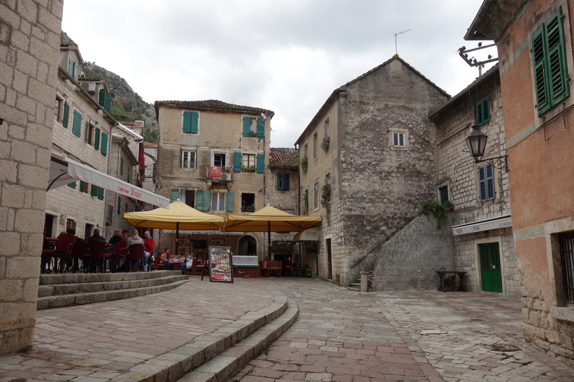 Gamla staden i Kotor.