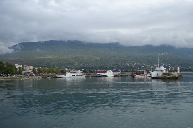 Lake Ohrid i centrala Ohrid.