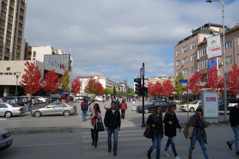 Mother Teresa Boulevard, Pristina.