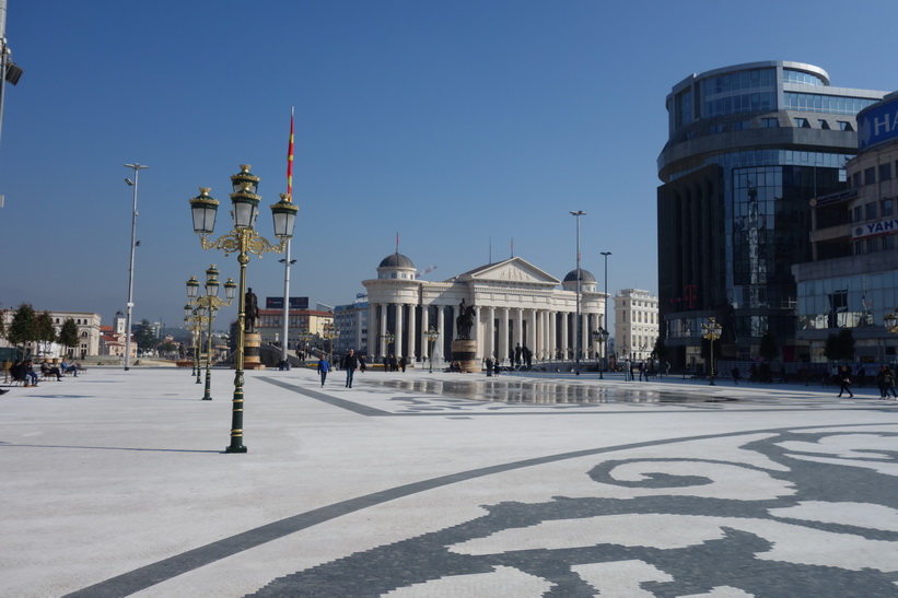 Macedonia Square, Skopje.
