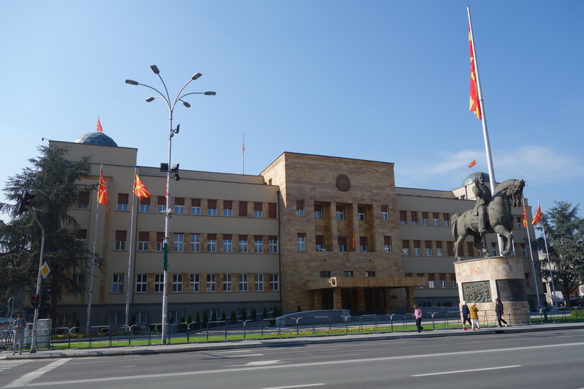 Parliament of the Republic of Macedonia, Skopje.