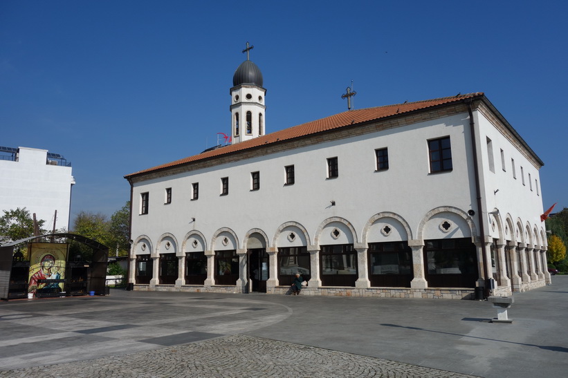 Kyrka i centrala Skopje.