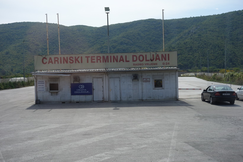 Gränsen mellan Bosnien & Hercegovina och Kroatien.