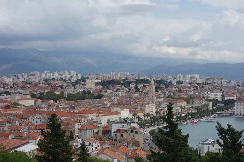 Utsikt över centrala Split.