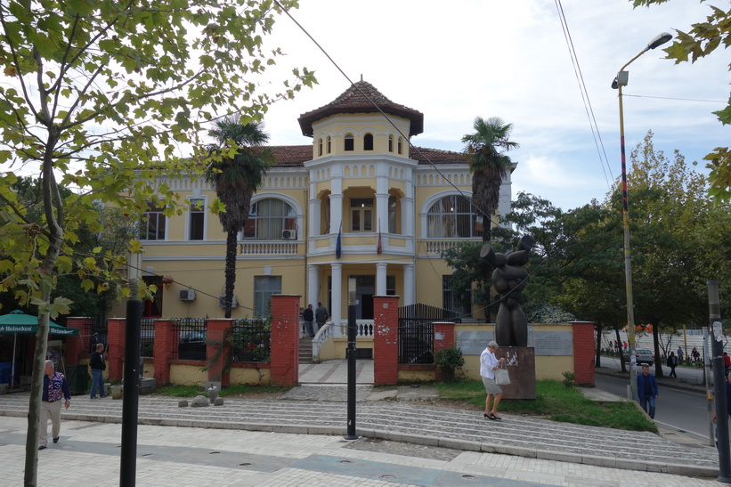 Arkitektur i centrala Tirana.