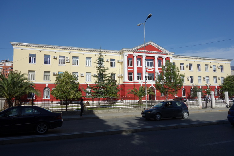 Arkitektur i centrala Tirana.
