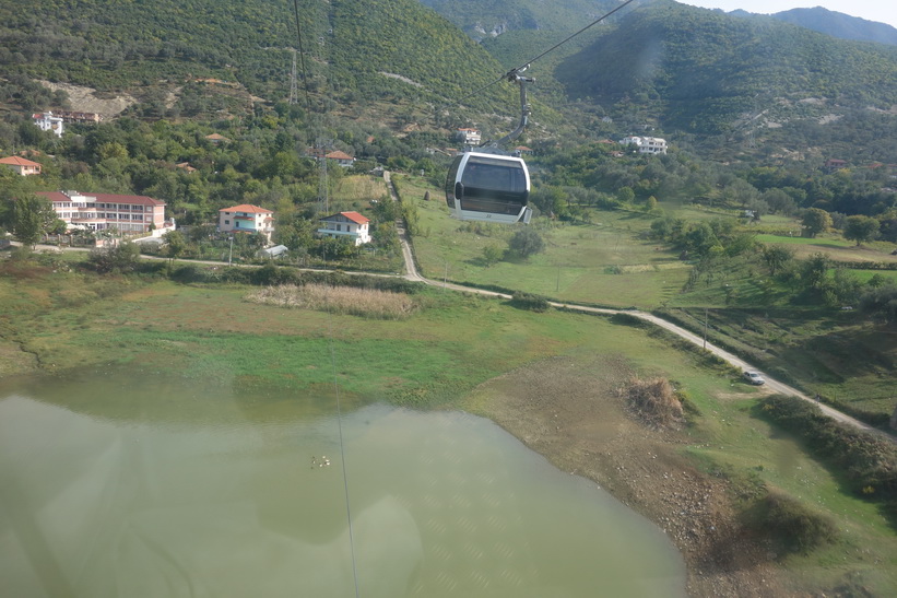 Linbanan upp till Mount Dajti, Tirana.