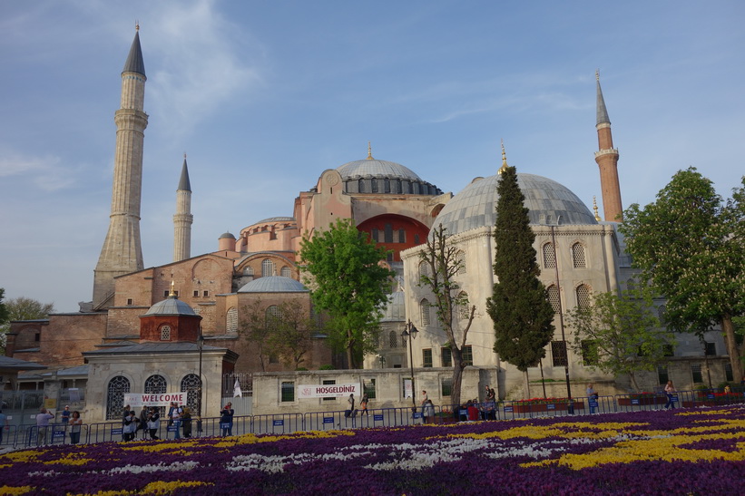 Världsberömda Hagia Sophia, Sultanahmet, Istanbul.