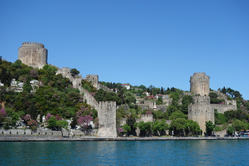 Rumelian Castle byggt mellan 1451 och 1452 av den ottomanska sultanen Mehmed II, Istanbul.