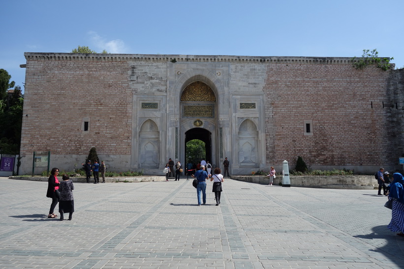 Entrén (Imperial Gate) till Topkapi Palace, Istanbul.