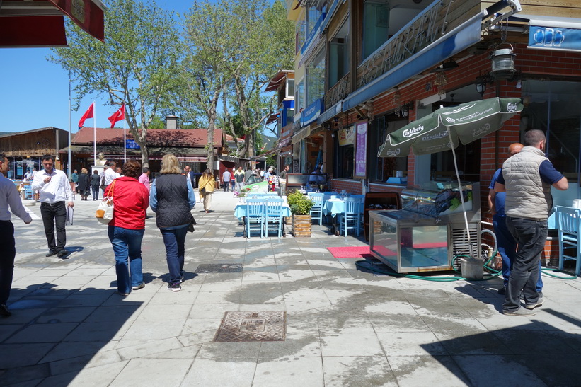 Gatuscen i lilla Anadolu Kavağı, Istanbul.