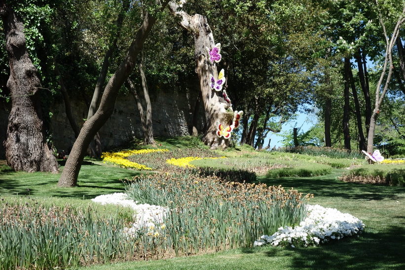 Trädgården vid Khedive Palace (Hidiv Kasri), Istanbul.