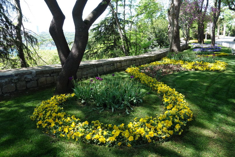 Trädgården vid Khedive Palace (Hidiv Kasri), Istanbul.