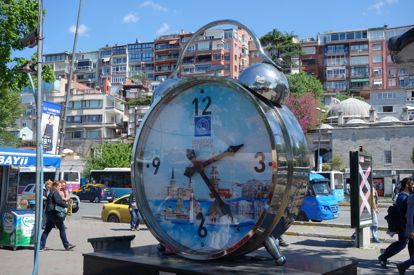 Gatuscen i Üsküdar, Istanbul.