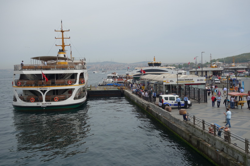 Färjeterminal Eminönü, Istanbul.