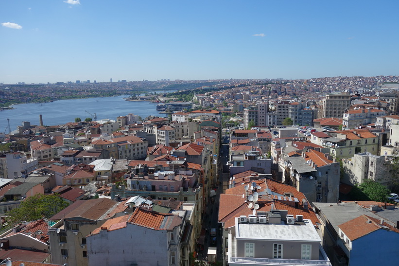 Utsikten från Galata Tower, Beyoğlu, Istanbul.