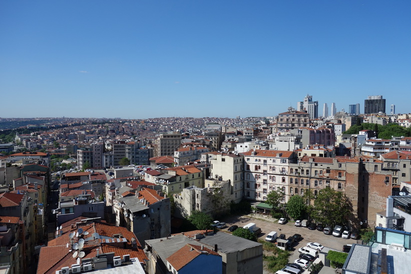 Utsikten från Galata Tower, Beyoğlu, Istanbul.