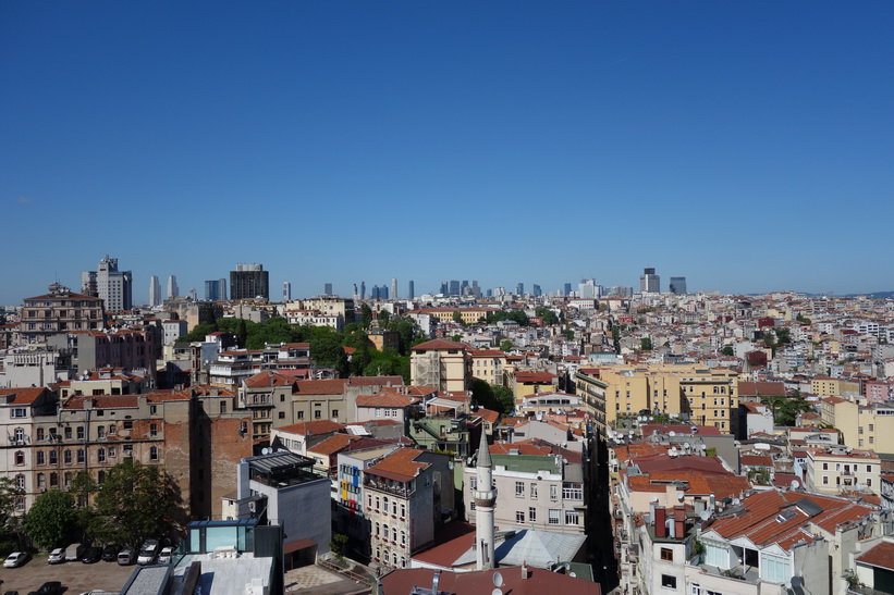 Utsikten från Galata Tower, Beyoğlu, Istanbul.