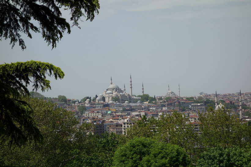 Utsikten från Topkapi Palace, Istanbul.